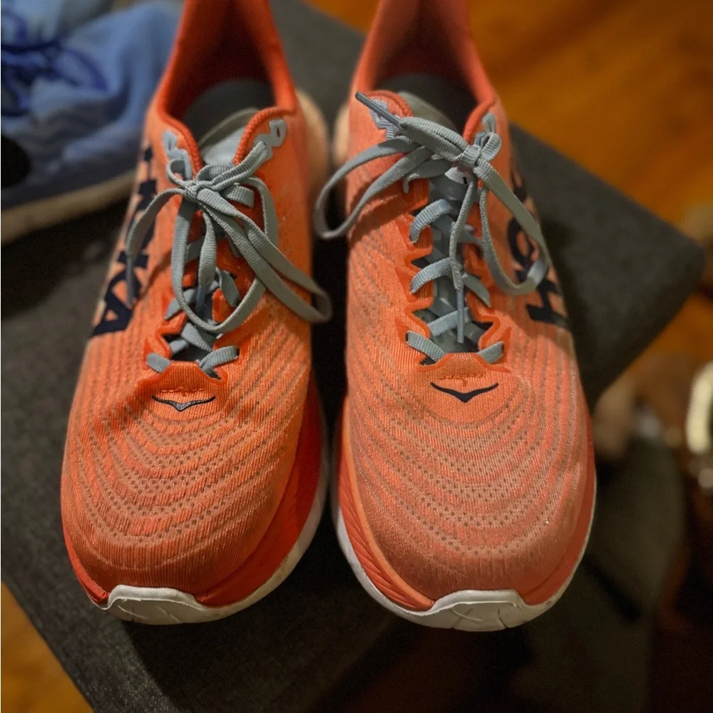 HOKA Women’s Orange Running Shoes - Picture 2 of 4